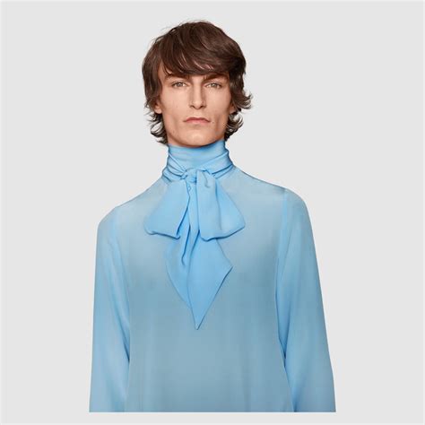 gucci silk cotton embroidered dress|gucci silk shirts for men.